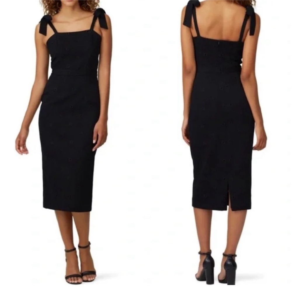 Hunter Bell Black Leighton Dress Size 6